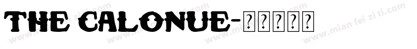 The Calonue字体转换